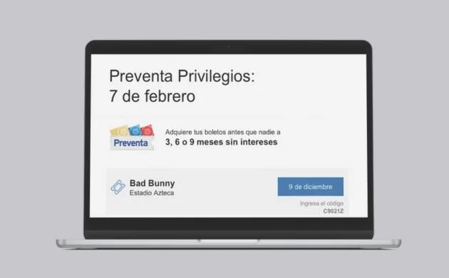 Citibanamex Priority: Acceso a pre-preventas y salas VIP SIN comisión